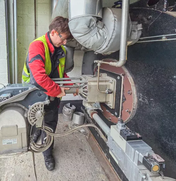 Callens technieker stoom